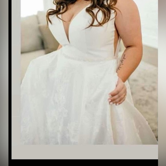 essense of australia wedding dress size 16 - Picture 4 of 9